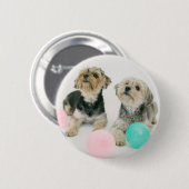 Aangepaste huisdierenfoto of een Afbeeldingen Butt Ronde Button 5,7 Cm (Voorkant /achterkant)