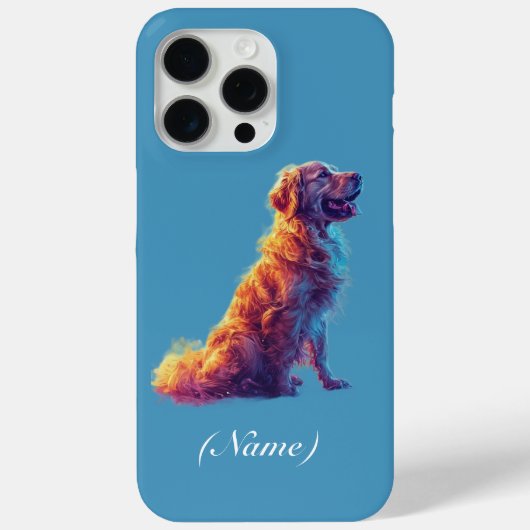 Aangepaste huisdierennaamoptie Case-Mate iPhone case (Achterkant)