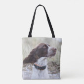 Aangepaste huisdierfoto 2-zijdig tote bag (Achterkant)