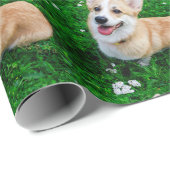 Aangepaste huisdierfoto cadeaupapier (Rol Hoek)