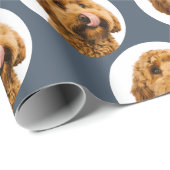 Aangepaste huisdierfoto cadeaupapier (Rol Hoek)