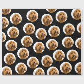 Aangepaste huisdierfoto cadeaupapier (Vlak)
