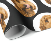 Aangepaste huisdierfoto cadeaupapier (Rol Hoek)