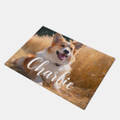 Aangepaste huisdierfoto deurmat (Schuin)