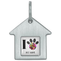 Aangepaste huisdierfoto en gepersonaliseerde honde