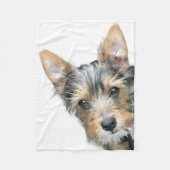 Aangepaste huisdierfoto fleece deken (Voorkant)