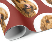 Aangepaste huisdierfoto | Gepersonaliseerd Cadeaupapier (Rol Hoek)