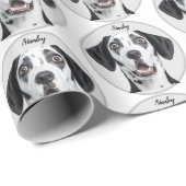 Aangepaste huisdierfoto | Gepersonaliseerd Cadeaupapier (Rol Hoek)