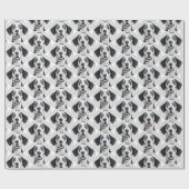 Aangepaste huisdierfoto | Gepersonaliseerd Cadeaupapier (Vlak)