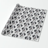 Aangepaste huisdierfoto | Gepersonaliseerd Cadeaupapier (Uitgerold)