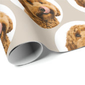 Aangepaste huisdierfoto | Gepersonaliseerd Cadeaupapier (Rol Hoek)