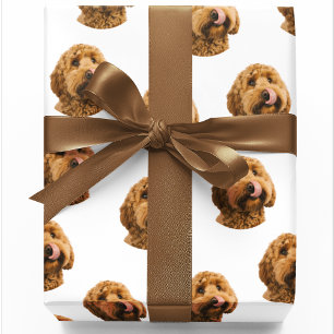 Aangepaste huisdierfoto Gepersonaliseerd Cadeaupapier