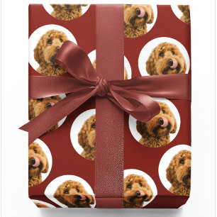 Aangepaste huisdierfoto Gepersonaliseerd Cadeaupapier