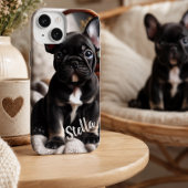 Aangepaste huisdierfoto met gepersonaliseerde naam Case-Mate iPhone case