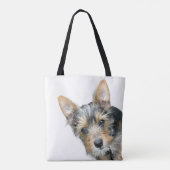 Aangepaste huisdierfoto tote bag (Achterkant)