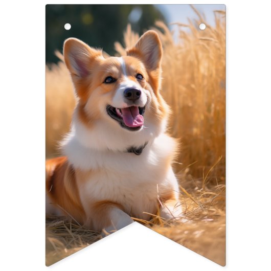 Aangepaste huisdierfoto vlaggetjes (Eerste vlag)