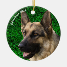Aangepaste huisdierherdenkingsornament - Foto-aand