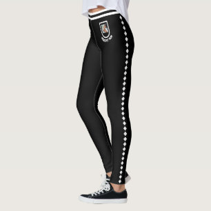 Aangepaste huisdierliefhebber Kattenmoeder Wit Pat Leggings