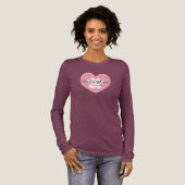 Aangepaste huisdiermoeder met naam adoptie Tri-Blend shirt (Voorkant)