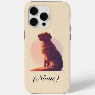 Aangepaste huisdiernaamoptie iPhone 15 pro max hoesje