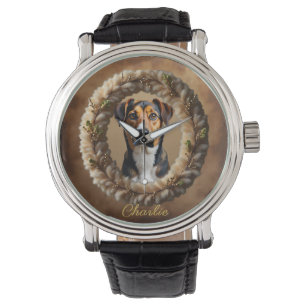 Aangepaste huisdierportret – Upload gewoon een sim Horloge