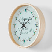 Aangepaste Hummingbird Clock (Hoek)