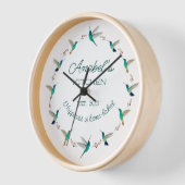 Aangepaste Hummingbird Clock (Hoek)