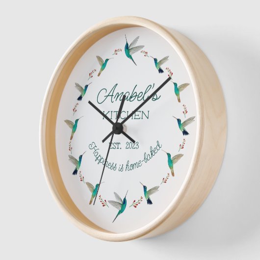 Aangepaste Hummingbird Clock (Hoek)