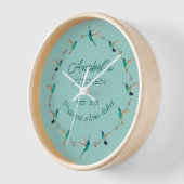 Aangepaste Hummingbird Clock (Hoek)
