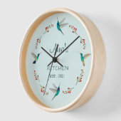 Aangepaste Hummingbird Clock (Hoek)
