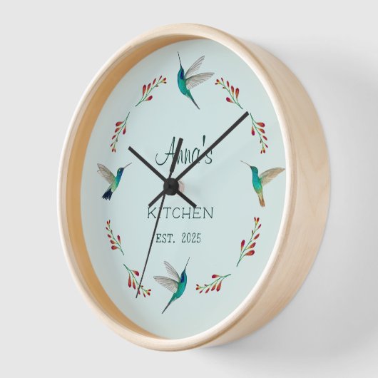 Aangepaste Hummingbird Clock (Hoek)