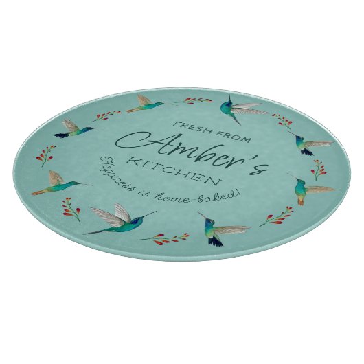 Aangepaste Hummingbird Cutting Board Snijplank (Hoek)