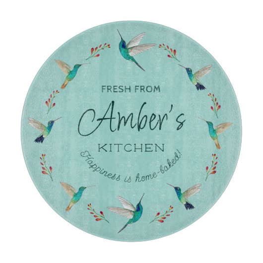 Aangepaste Hummingbird Cutting Board Snijplank (Voorkant)