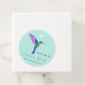 Aangepaste Hummingbird Favorietags Bedankjes Labels (In situ)