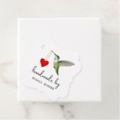 Aangepaste Hummingbird Favorietags Bedankjes Labels (In situ)