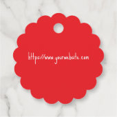 Aangepaste Hummingbird Favorietags Bedankjes Labels (Achterkant)