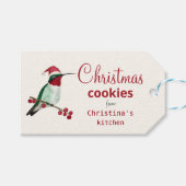 Aangepaste Hummingbird Gift Labels Cadeaulabel (Voorkant (Horizontaal))