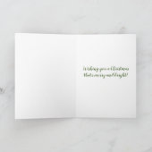 Aangepaste Hummingbird Holiday Card Feestdagen Kaart (Binnen)