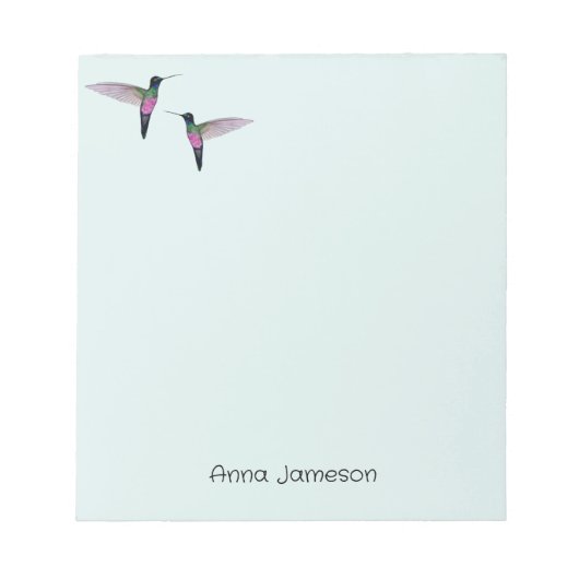 Aangepaste Hummingbird-laptop Notitieblok (Voorkant)