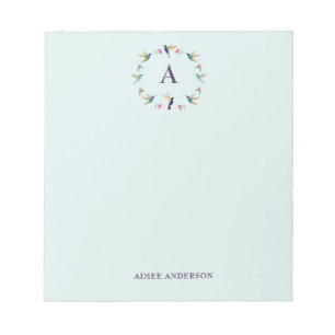 Aangepaste Hummingbird-laptop Notitieblok