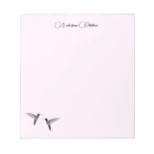 Aangepaste Hummingbird-laptop Notitieblok (Voorkant)