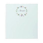 Aangepaste Hummingbird-laptop Notitieblok (Voorkant)