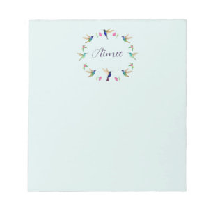 Aangepaste Hummingbird-laptop Notitieblok