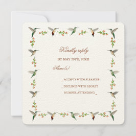 Aangepaste Hummingbird Lijst Notitieblok