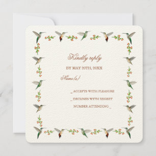 Aangepaste Hummingbird Lijst Notitieblok