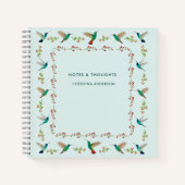 Aangepaste Hummingbird Notitieboek (Voorkant)