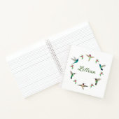 Aangepaste Hummingbird Notitieboek (Binnen)