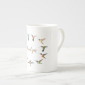 Aangepaste Hummingbird Porselein Kop (Voorkant rechts)