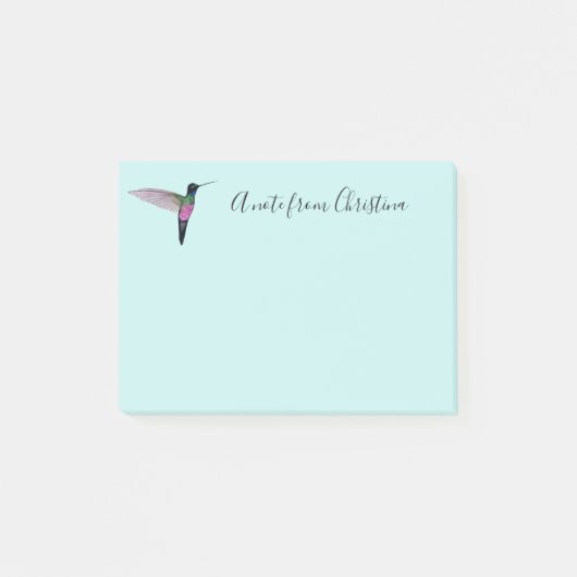 Aangepaste Hummingbird Post-it® Notes (Voorkant)