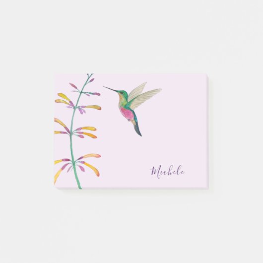 Aangepaste Hummingbird Post-it® Notes (Voorkant)